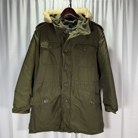 Vintage 1990s Canadian Military General Purpose Parka Field Mod Coat Jacket - Picture 1 of 11